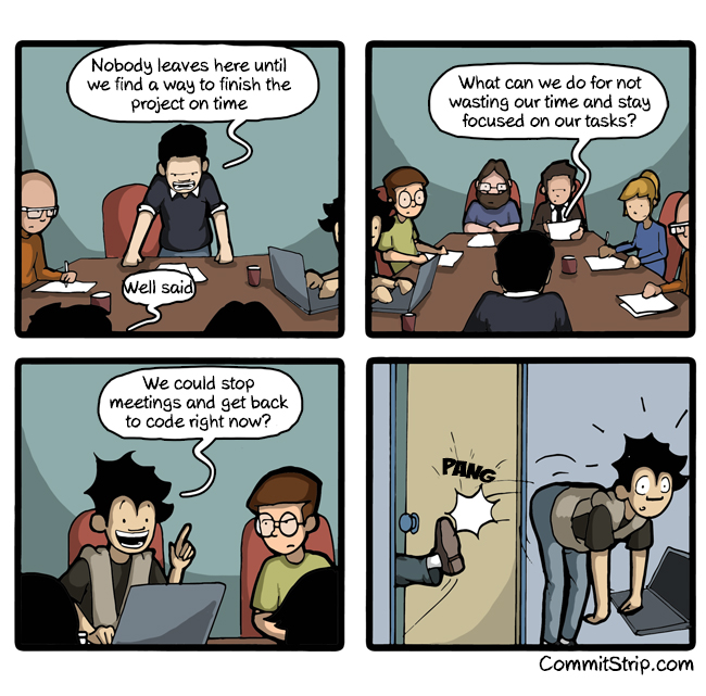 Coder Boardroom Suggestion Commitstrip