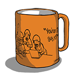 Le magnifique mug orange