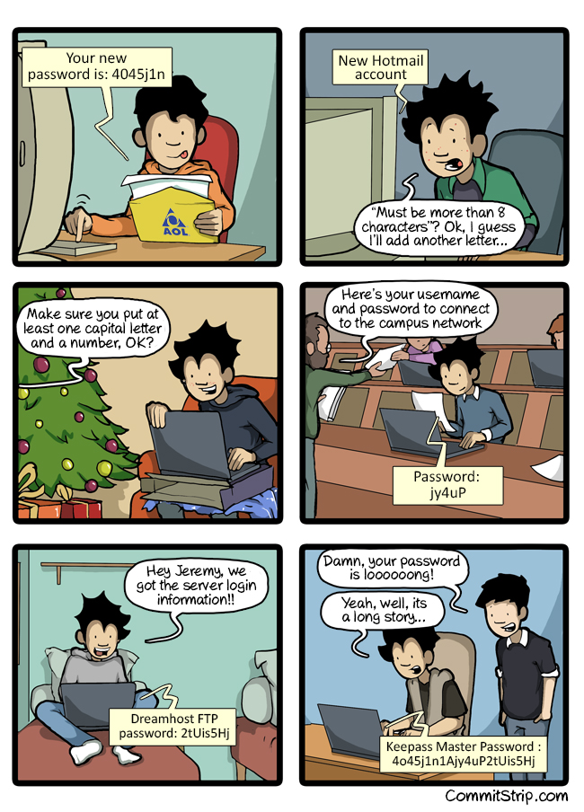 Commitstrip password memory